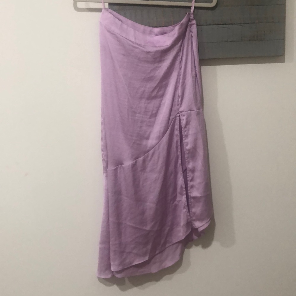 silk free people midi skirt